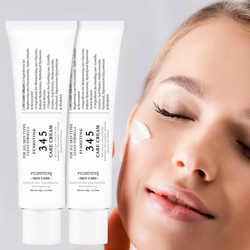 Korean 345 Face Cream Gentle Repairing Moisturizing Face Cream Strengthens Skin Barrier Effectively Improves Skin Imperfections