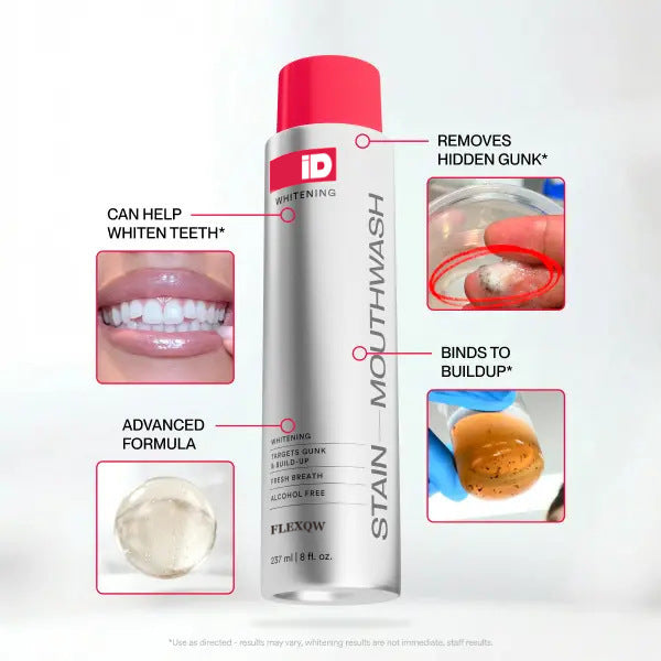 Stain-removing mouthwash for deep cleaning