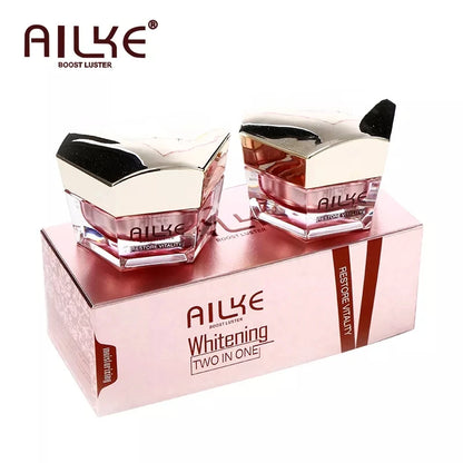 AILKE Lightening Face Care Set For All Skin Types, Whitening, Reduce Freckles, Melanin, Black Spots, Wrinkles, Even Skin Tone