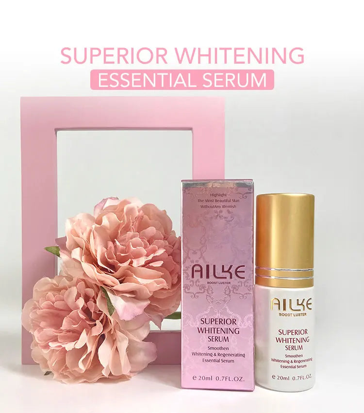 AILKE Lightening Face Care Set For All Skin Types, Whitening, Reduce Freckles, Melanin, Black Spots, Wrinkles, Even Skin Tone