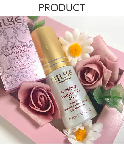 AILKE Lightening Face Care Set For All Skin Types, Whitening, Reduce Freckles, Melanin, Black Spots, Wrinkles, Even Skin Tone