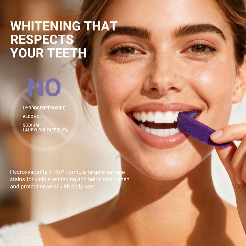 NacoVela Purple Teeth Whitening Strips (Gen 2) | Enamel-Safe