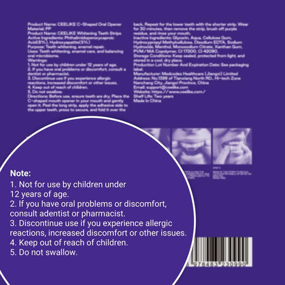 NacoVela Purple Teeth Whitening Strips (Gen 2) | Enamel-Safe