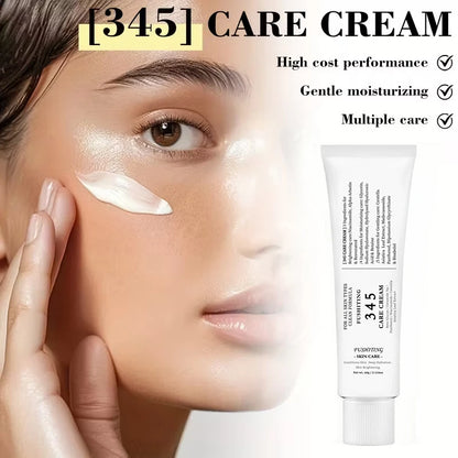 Korean 345 Face Cream Gentle Repairing Moisturizing Face Cream Strengthens Skin Barrier Effectively Improves Skin Imperfections