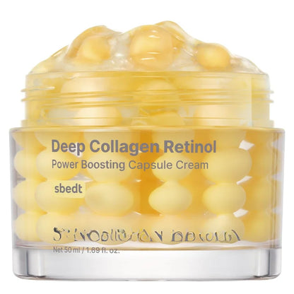 Silk Collagen Peptide Ampoule Serum Korean Care Set Deep Collagen Moisturizer Serum Retinol Power Capsule Cream Women Face Care