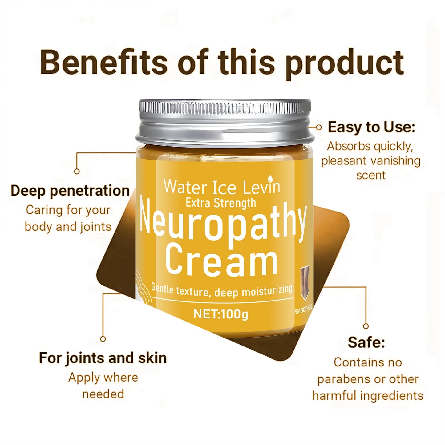 Body Cream, Natural Plant Moisturizer, Eucalyptus Essential Oil Soothes the Skin.