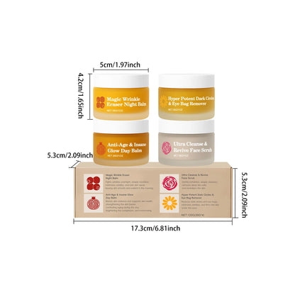 Multi-Functional Day and Night Set, Moisturizing and Hydrating, Skin Barrier Care, Suitable for Facial and Eye Area Day and Nigh
