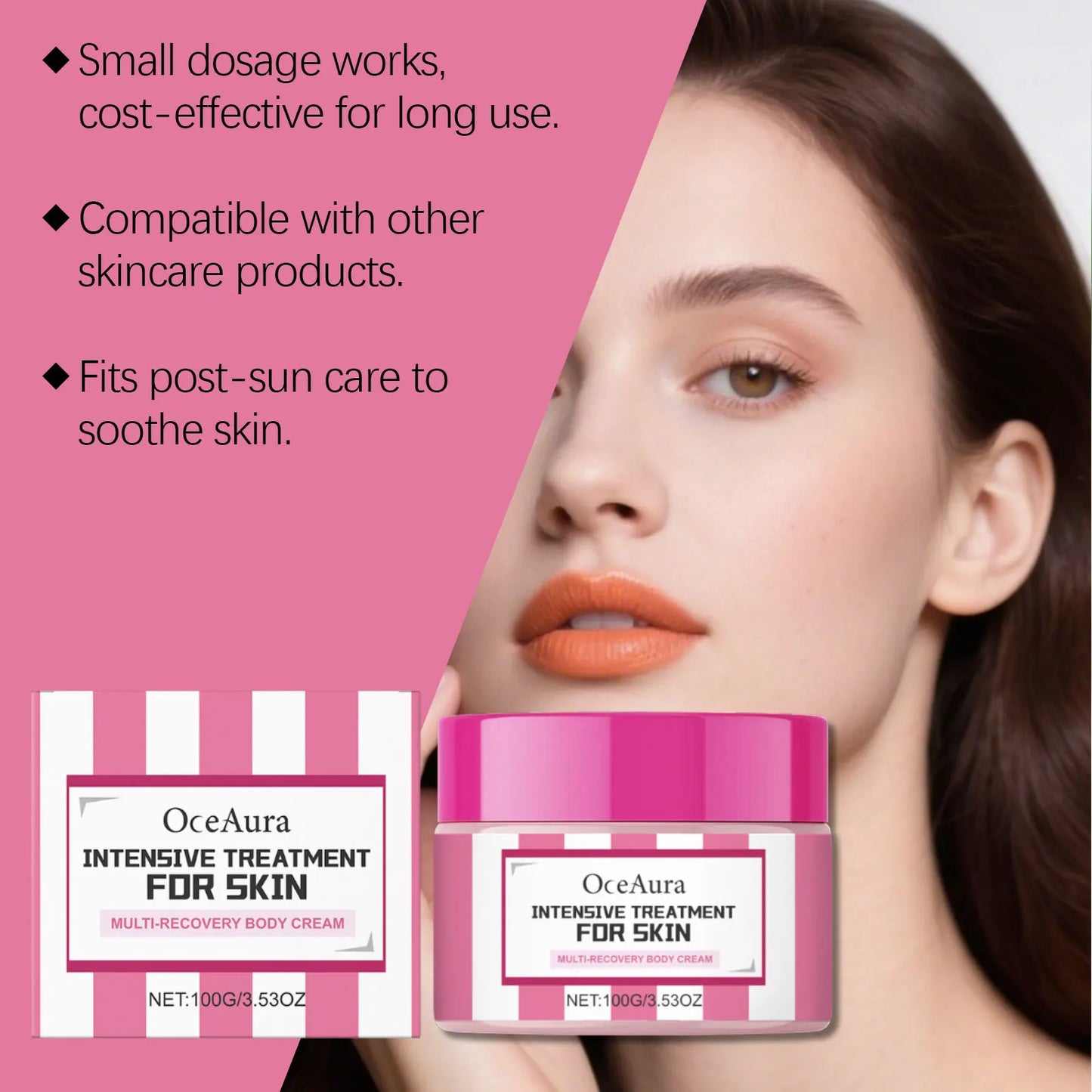Body Moisturize Cream Repair Damage Firm Skin Lasting Fragrance.