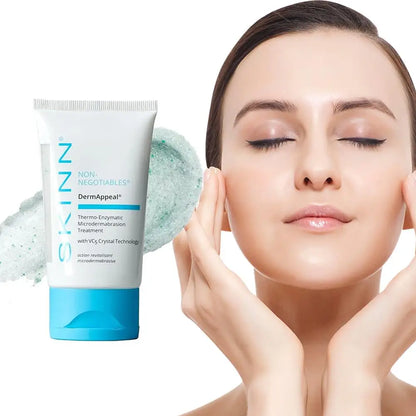 Skinn Facial Exfoliating Scrub Deep Cleansing Pores Shrinking Smooth Brighten Dullness Fade Dark Spots Scrub Facial Skincare