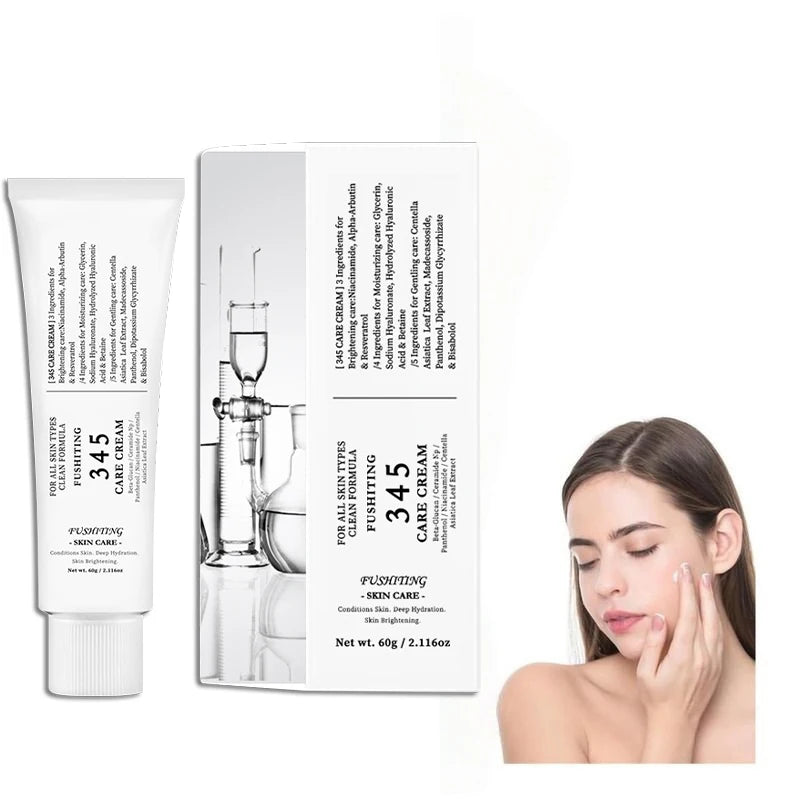 Korean 345 Face Cream Gentle Repairing Moisturizing Face Cream Strengthens Skin Barrier Effectively Improves Skin Imperfections