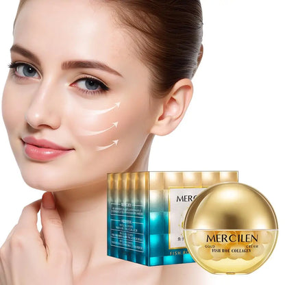 MERcilen Anti-Aging Gold Collagen Cream Wrinkle Firming Hydrating Moisturizing Nourishing Repairing Daily Skin Care