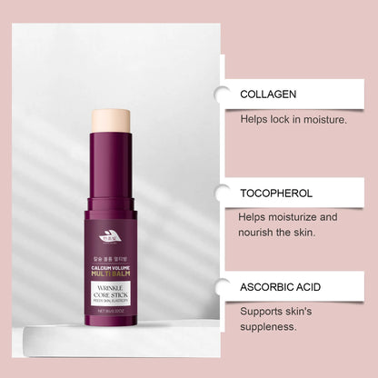 Cemenrete Calcium Multi Balm Hydrating Face And Body Moisturizer Stick For Dry Skin Deeply Hydrates Anti-Aging Daily Skincare