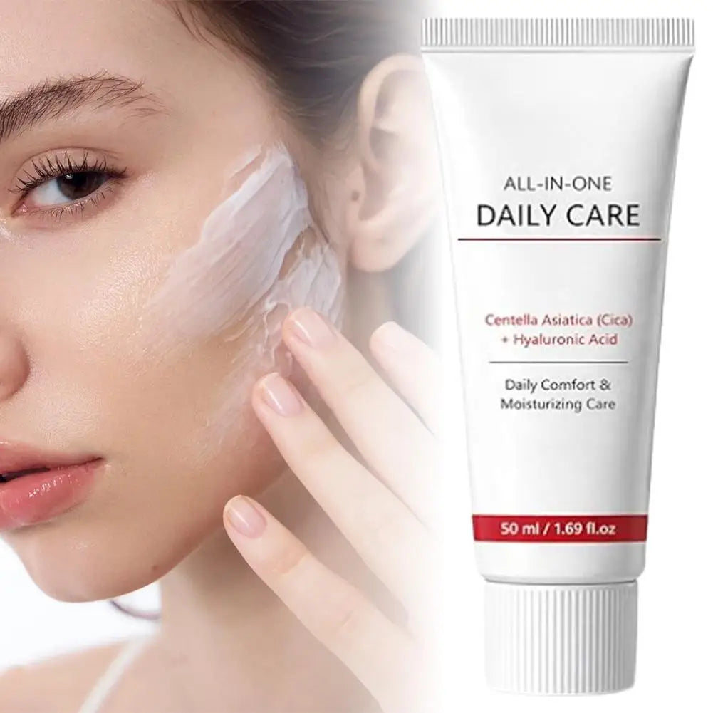 Centella Soothing Cream Face Moisturiser With Centella Asiatica, Fast-Absorbing & Nourishing Hydrating Face Cream Skin Care 50ml