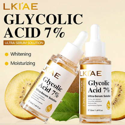 LKIAE Skin Brightener Set, Lightening, Hydration, Clean Stains, Remove Acne, Fine Lines, With Fruit Acid, Centella Asiatica