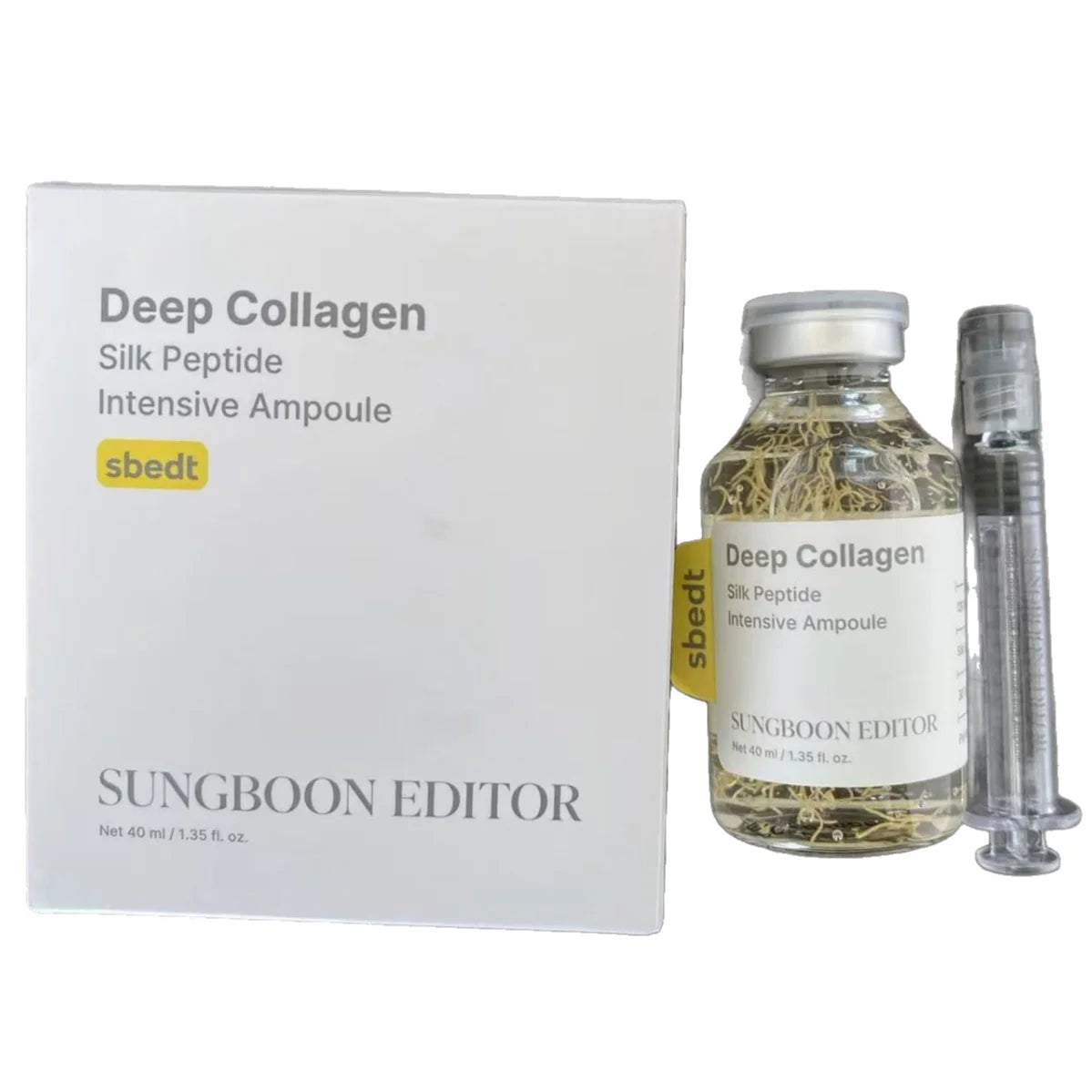 Silk Collagen Peptide Ampoule Serum Korean Care Set Deep Collagen Moisturizer Serum Retinol Power Capsule Cream Women Face Care