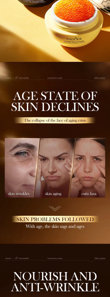 Anti-Wrinkle Face Cream Collagen Pearl Firming Lift Fade.