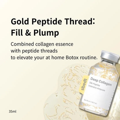 40ml Korean Silk Collagen Essence Serum Deep Peptide Intensive Revitalizing Face Cream.