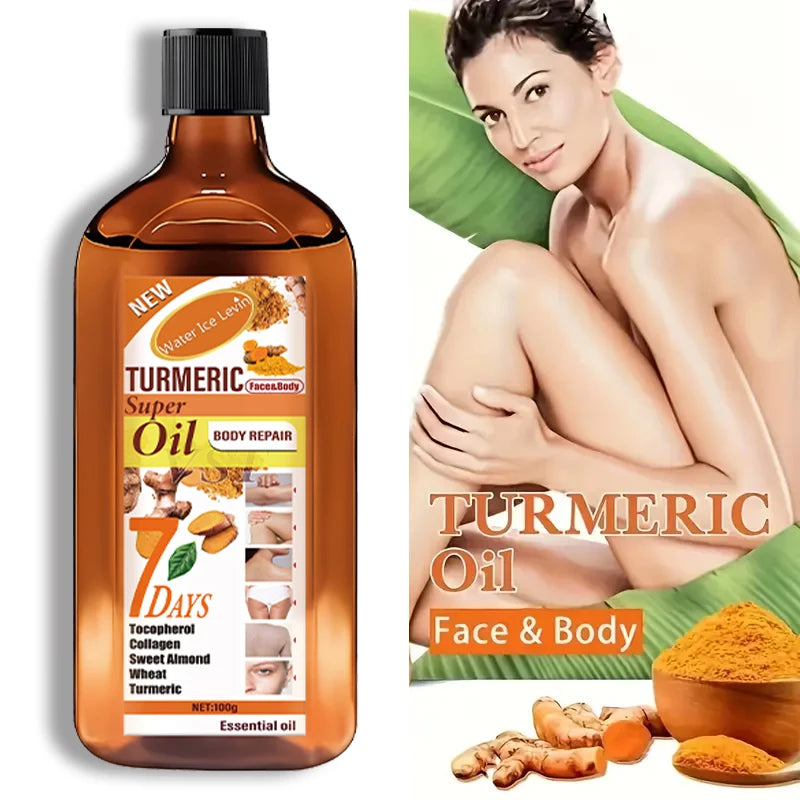 Turmeric Skincare Essential Oil, with Moisturizing and Brightening Effects, Is Gentle.