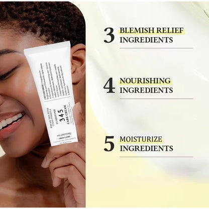 Korean 345 Face Cream Gentle Repairing Moisturizing Face Cream Strengthens Skin Barrier Effectively Improves Skin Imperfections