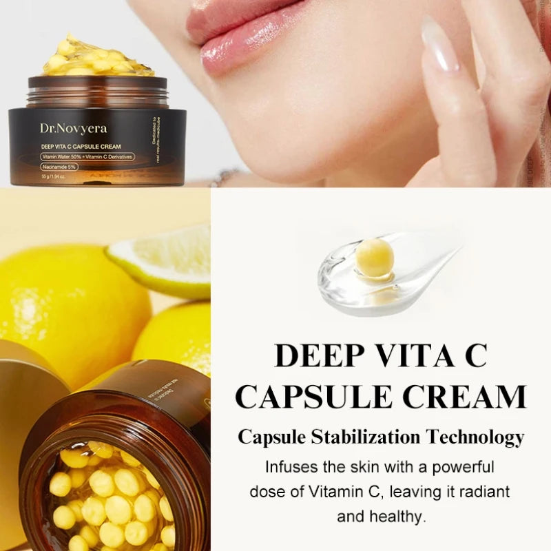 Vitamin C Capsule Moisturizing Cream Transparent Gel Tone-up Cream Niacinamide Gel Hydrating Glossy Filler Cream Korean Skincare