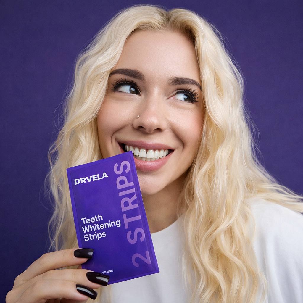 NacoVela Purple Teeth Whitening Strips (Gen 2) | Enamel-Safe