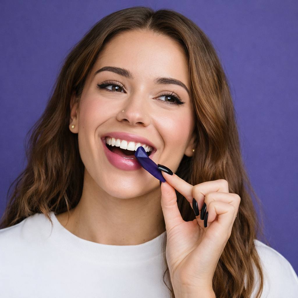 NacoVela Purple Teeth Whitening Strips (Gen 2) | Enamel-Safe